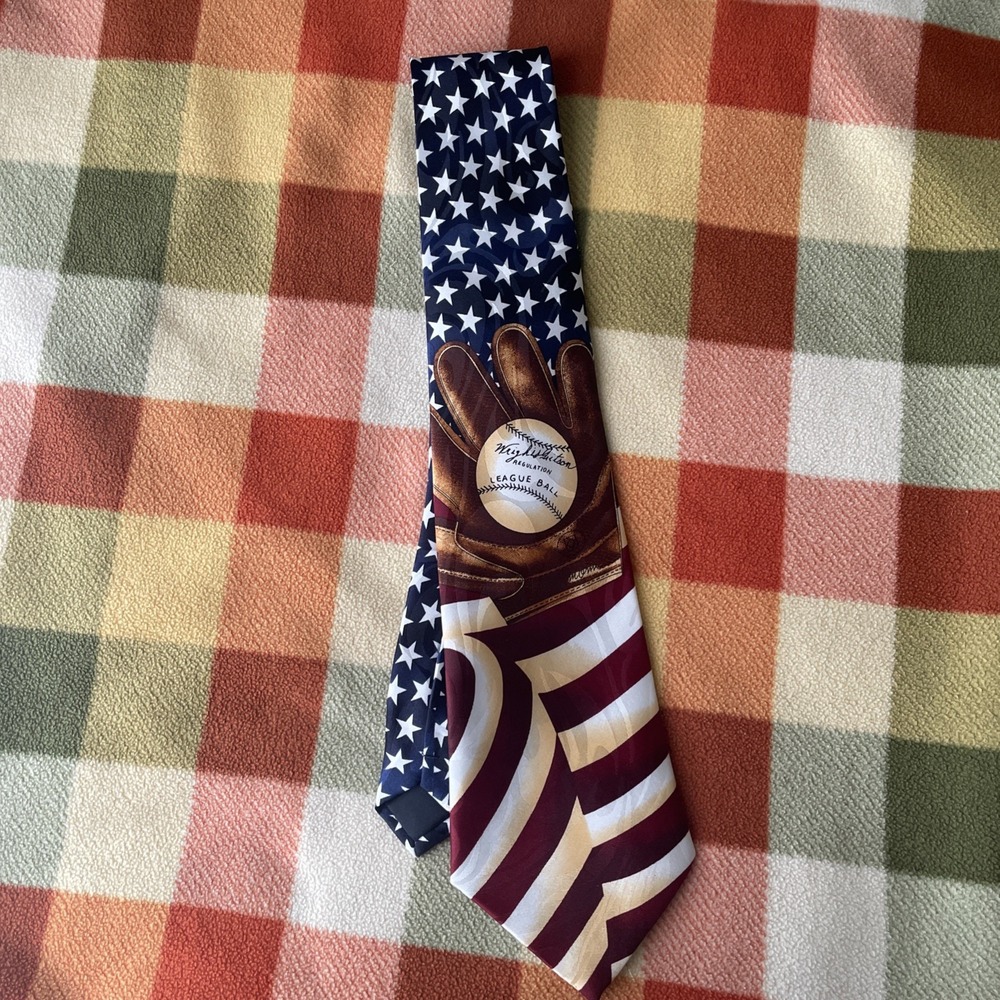 Steven Harris‎ League Ball Patriotic Tie